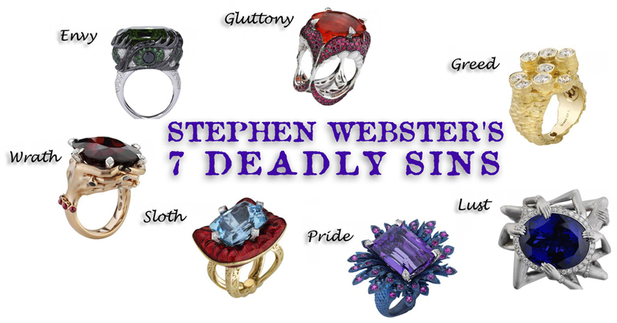 seven deadly sins rings