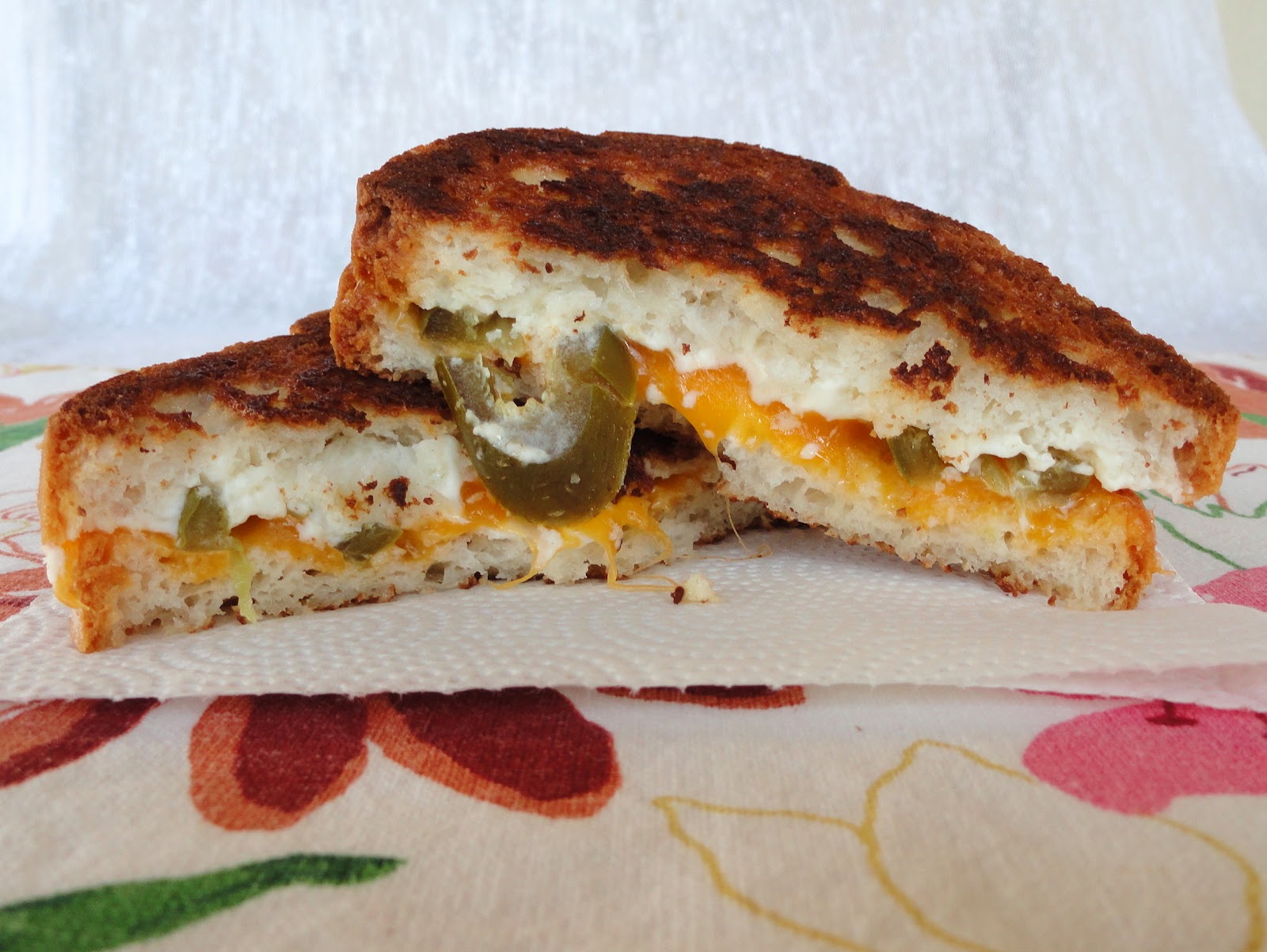 As Good As Gluten Jalapeno Cheddar Grilled Cheese Sandwich