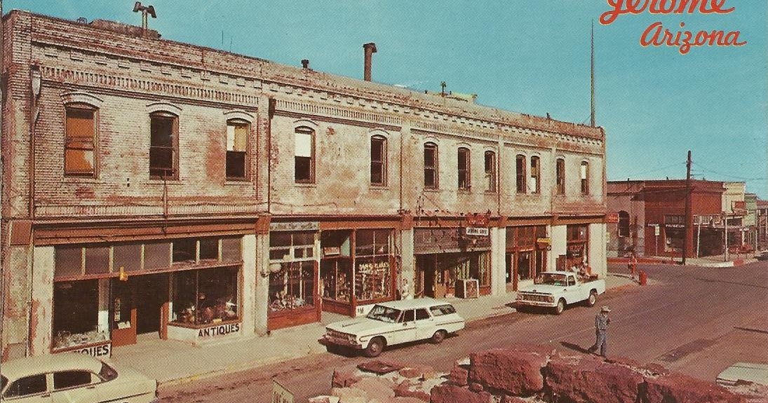 Vintage Travel Postcards Jerome, Arizona