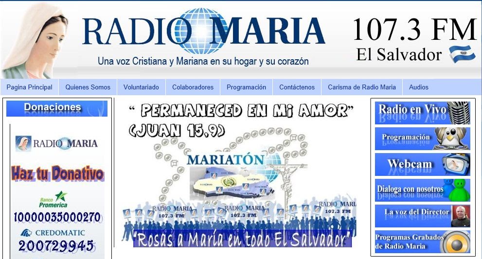 Católico = Universal Radios católicas de El Salvador
