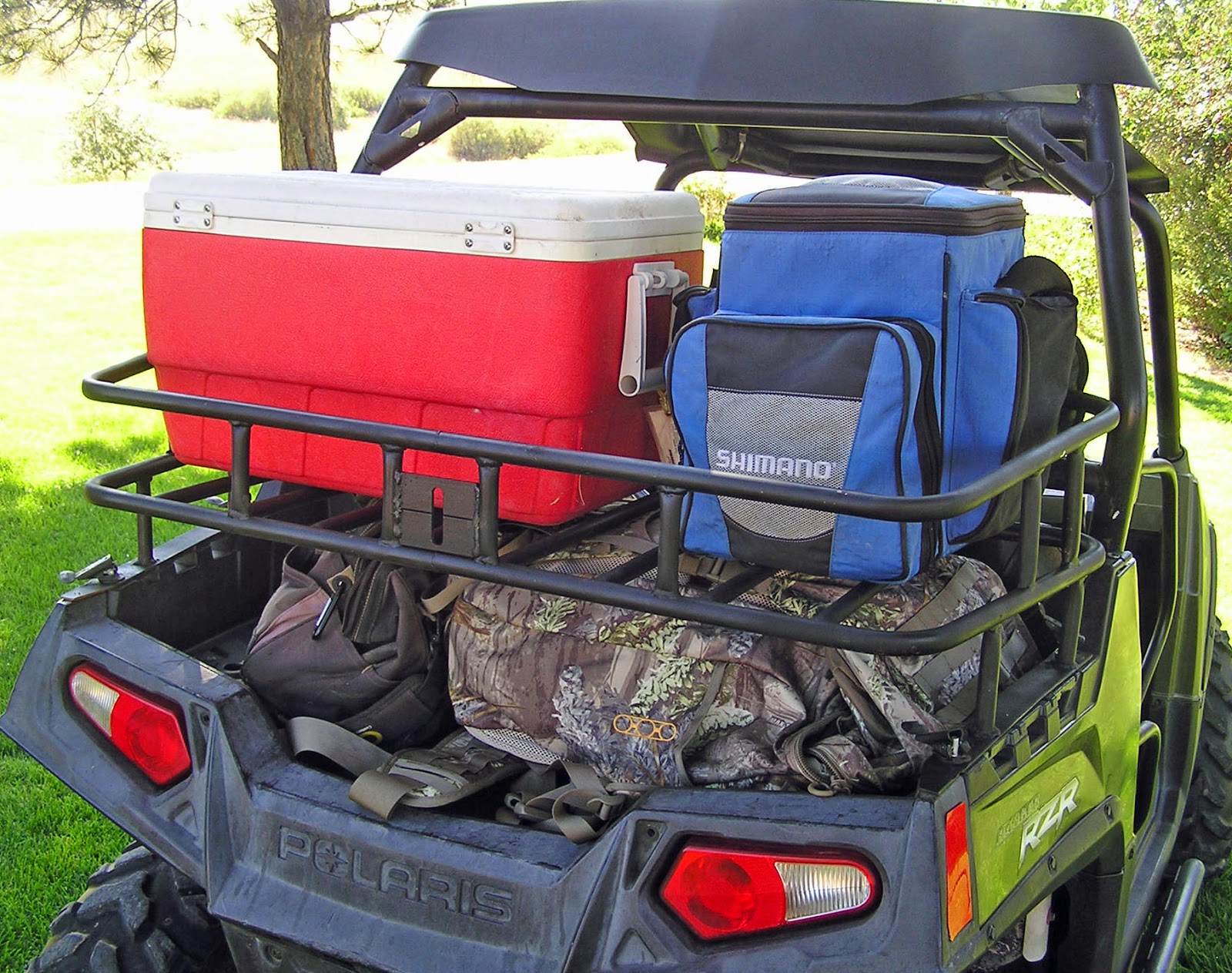 Outdoors accessories can double the storage capacity on Polaris