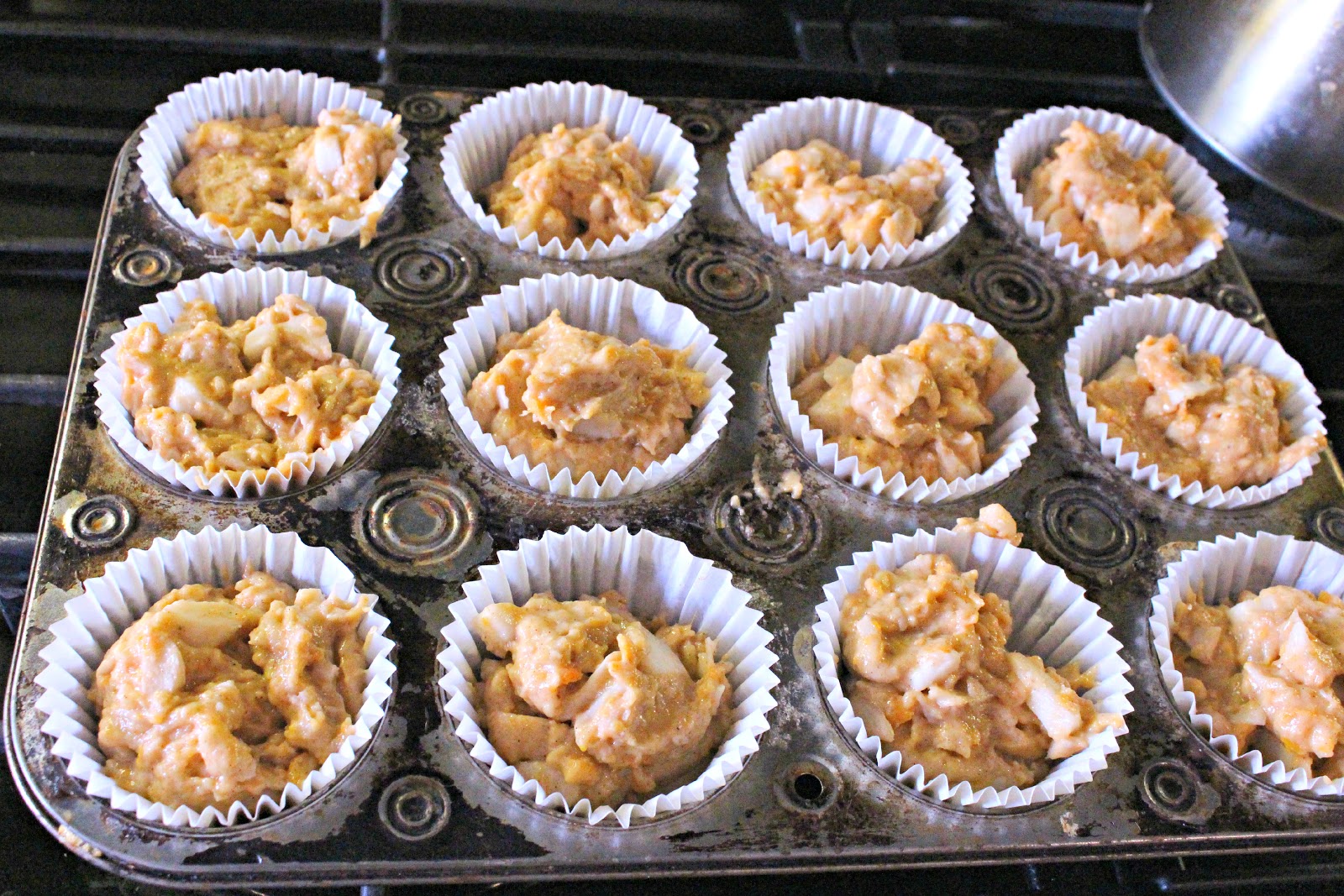 Jenn's Random Scraps Spiced Apple Sweet Potato Muffins