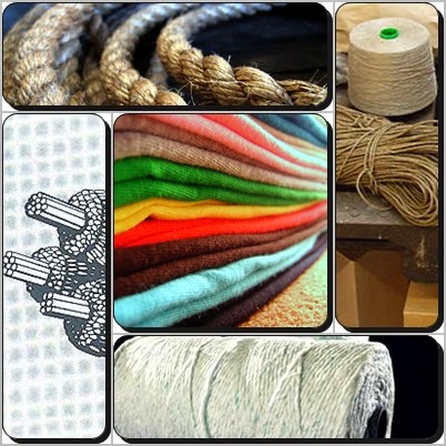 Serat yang digunakan untuk pembuatan tali kanvas dan karung adalah