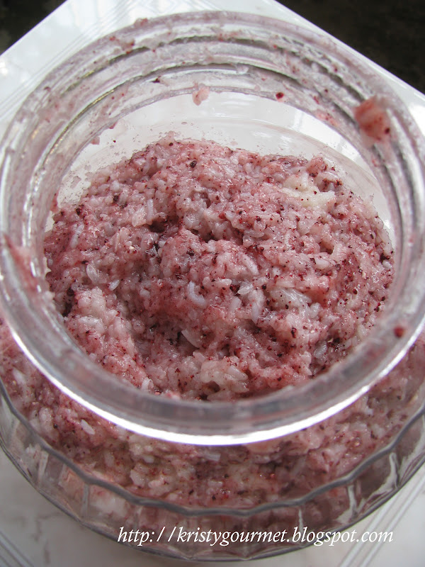 Homemade Red Yeast Glutinous Rice Wine