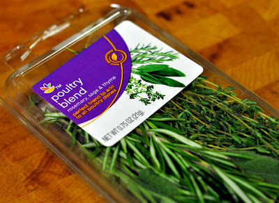 Poultry Blend Package of Herbs (Rosemary, Sage, and Thyme) - Photo by Taste As You Go