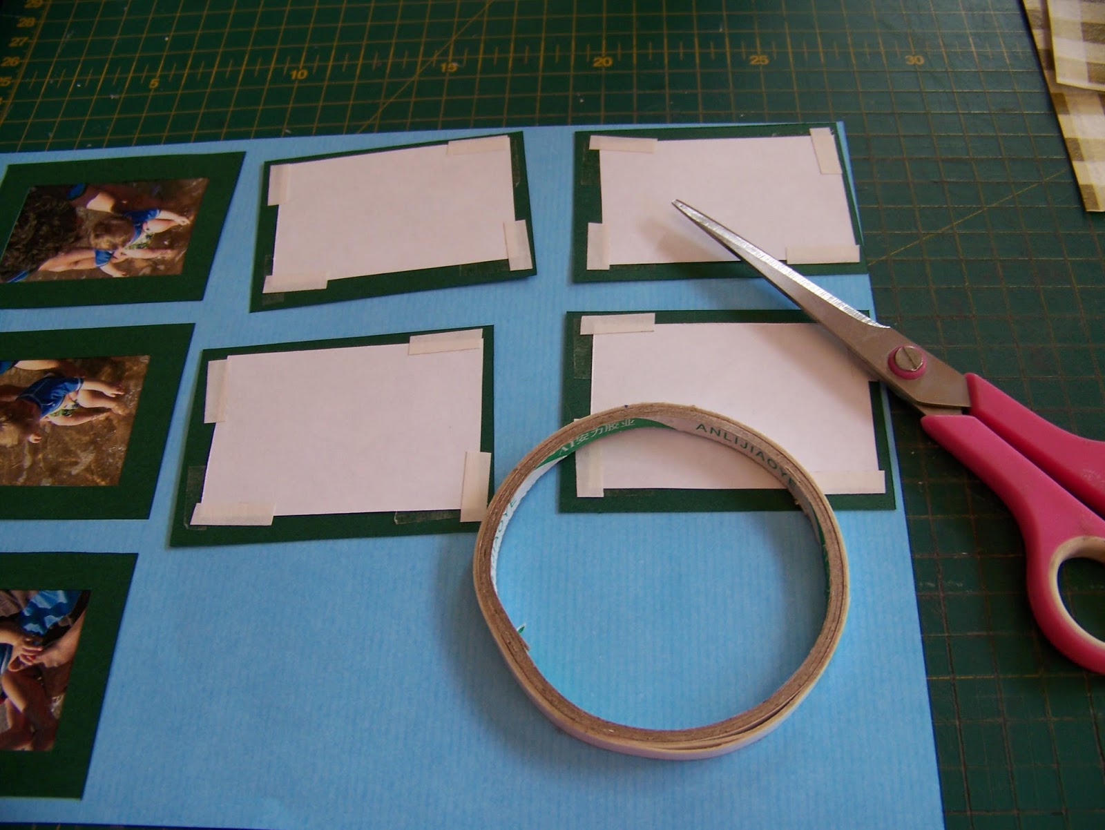 A Pretty Talent Blog Scrapbooking 4 Tearing Ruler, varying frames