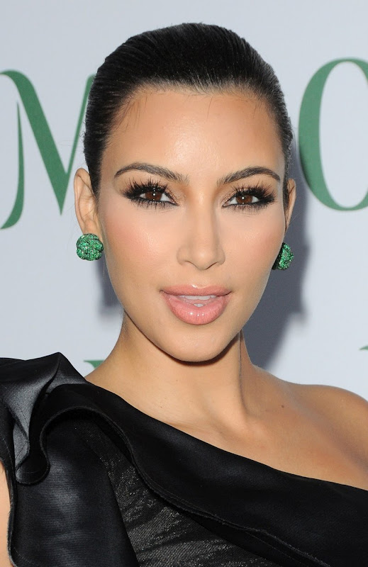 Actress Kim Kardashian at Midori Melon Liqueur Trunk Show in West Hollywood navel show