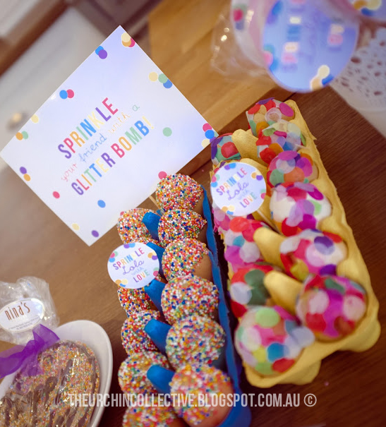 The Urchin Collective DIY Glitter Confetti Egg Bombs