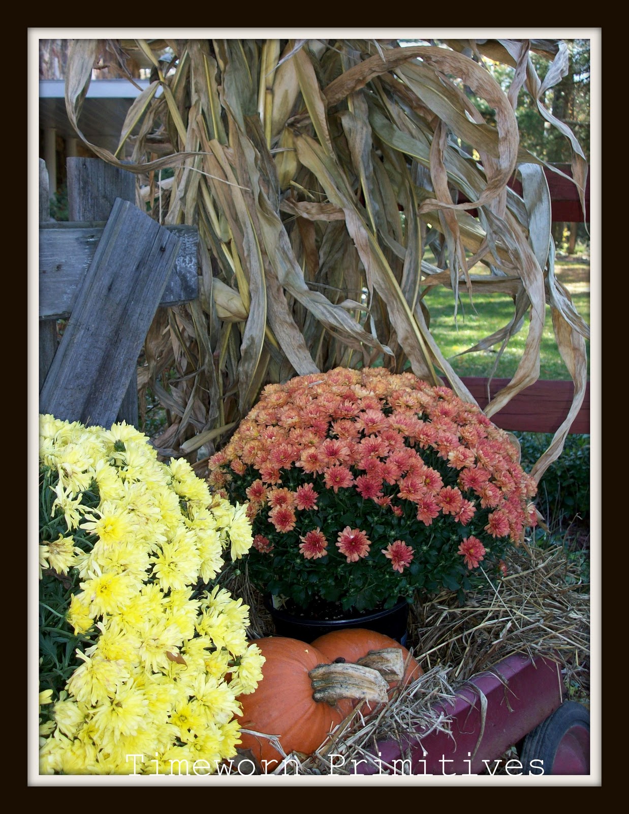 Timeworn Primitives Autumn Thyme at the Olde Homestead..