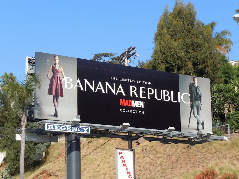 Mad Men Banana Republic billboard
