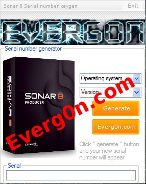 evergon Serial Number Generator