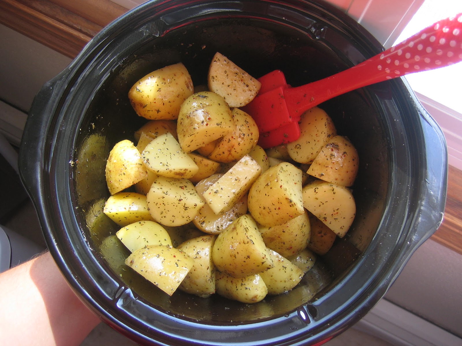 Slow Cooker Italian Potatoes Edesia's Notebook