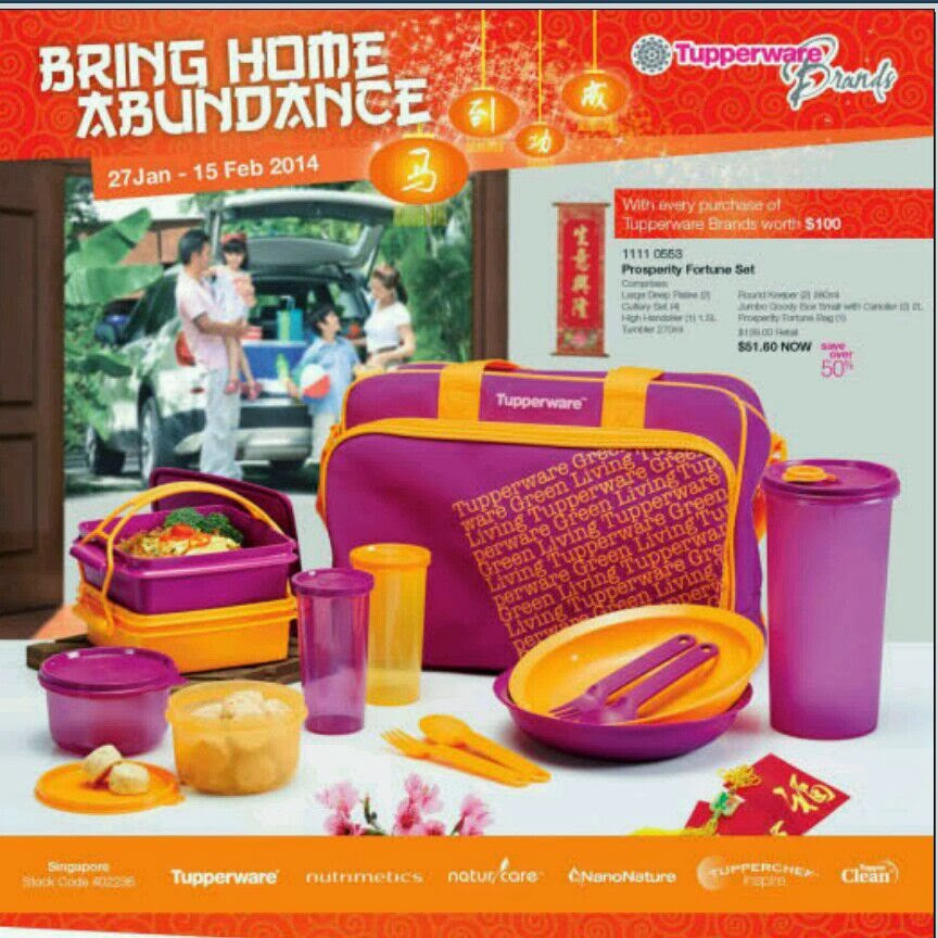 Buy Tupperware in Singapore January Special Offers