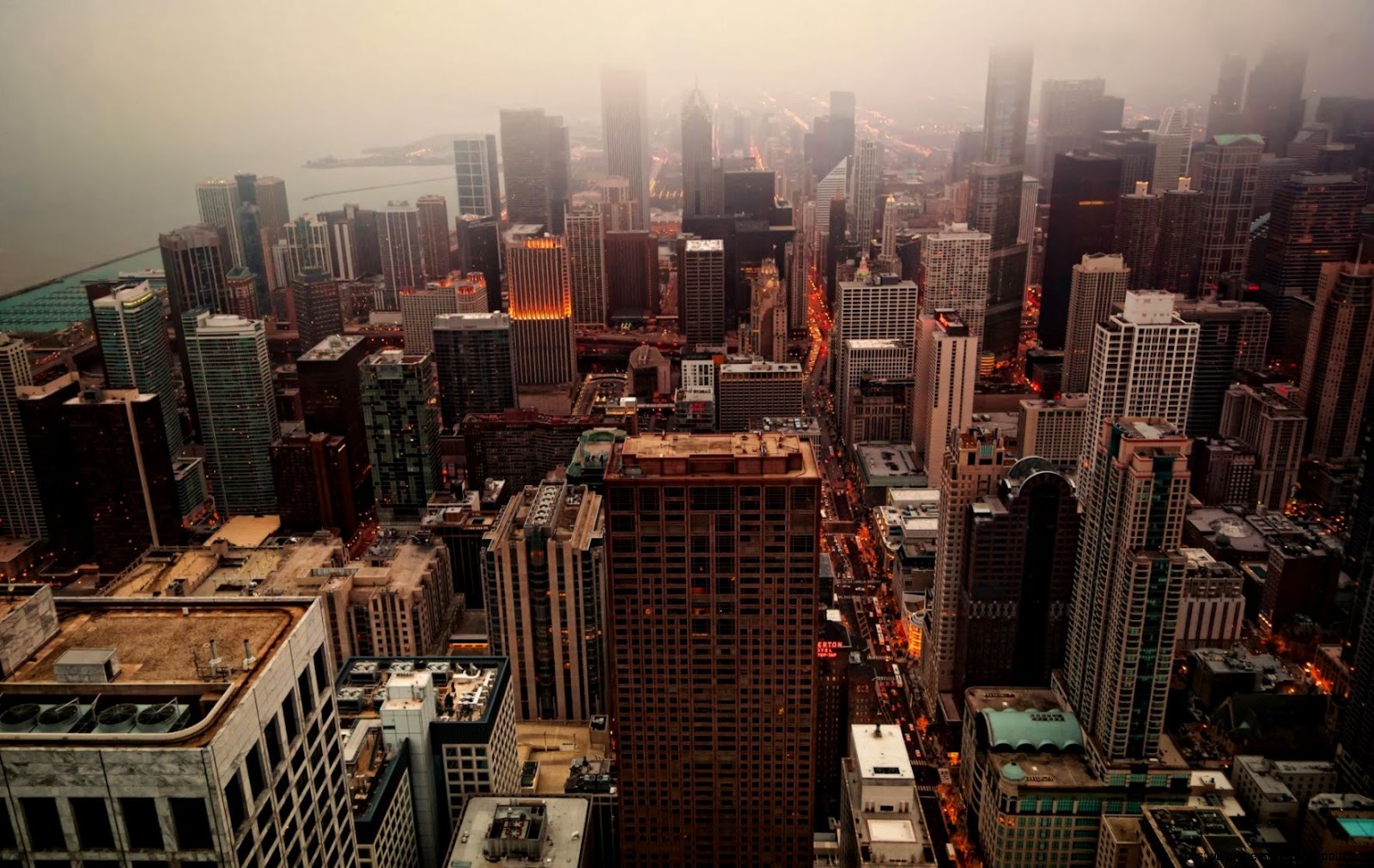Chicago Night City Wallpaper HD Chicago Night City Wallpaper HD