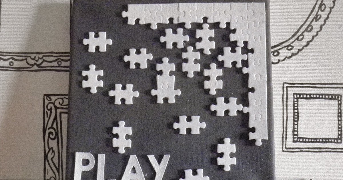 DIY; Puzzle canvas! Creative Neighbours