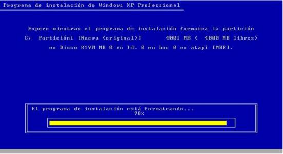 INSTALACION DE WINDOWS XP DESDE MS DOS instalacion de windows xp desde ms dos: