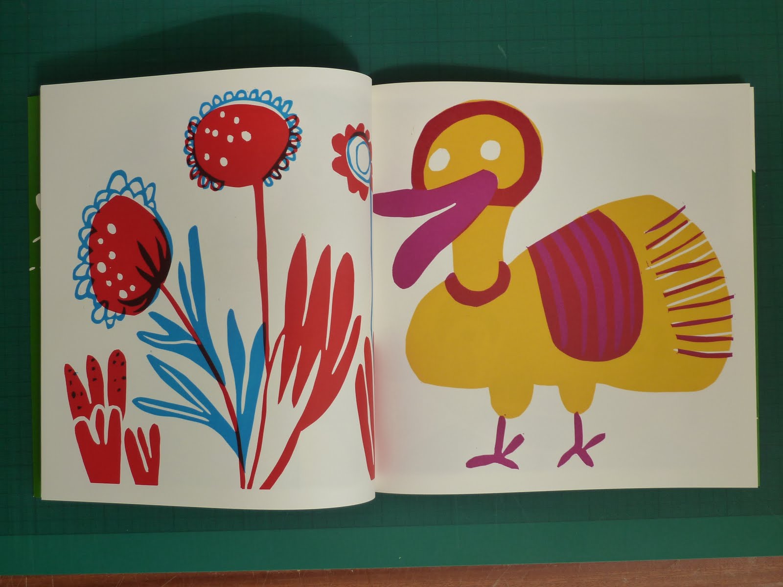 Katja Schwalenberg linocut book LinocutBoy