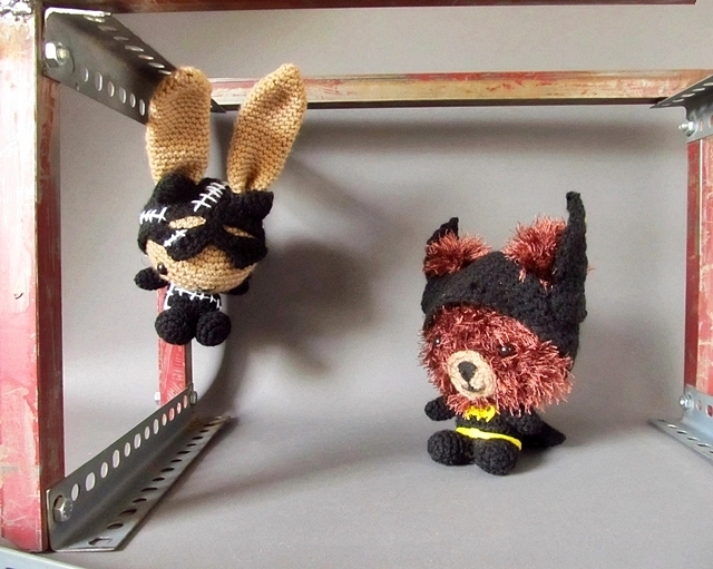 Amigurumi Batman & Catwoman Carnival Costumes - Little ...