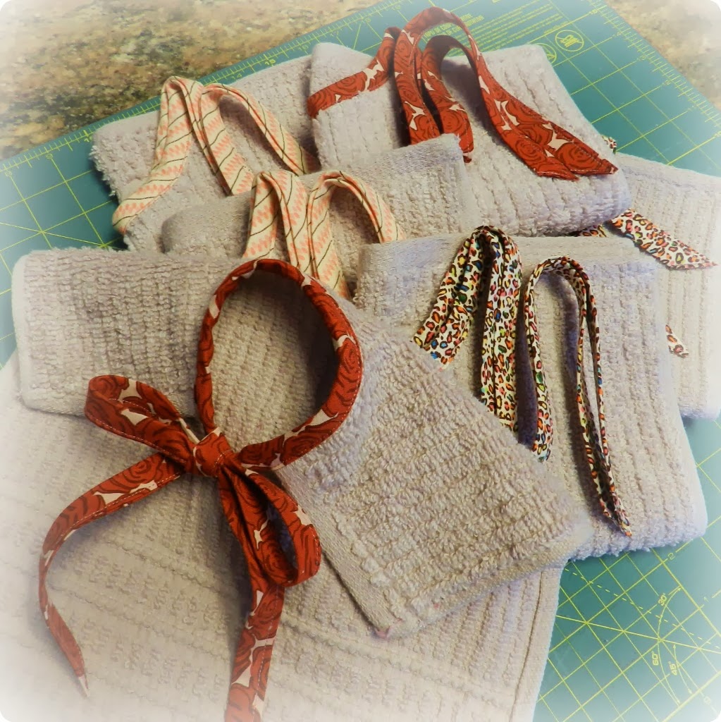 washcloth bibs