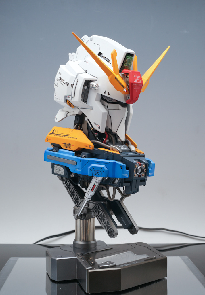 GUNDAM GUY GSM 1/24 MSZ006 Zeta Gundam Head Model Painted Build w/ LED