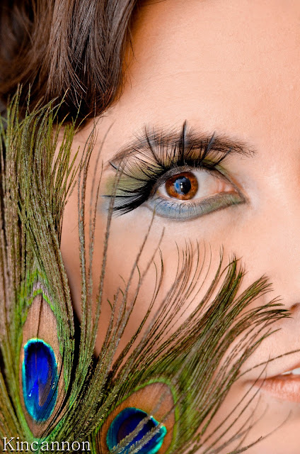 Creative Photo Shoot with a Peacock Theme