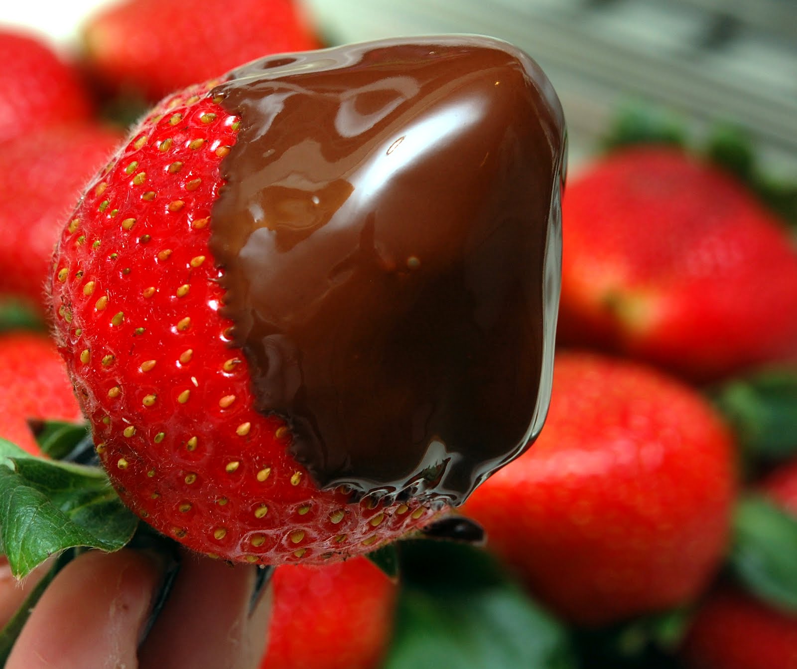 CHOCOLATE COVERED STRAWBERRIES Hugs and Cookies XOXO