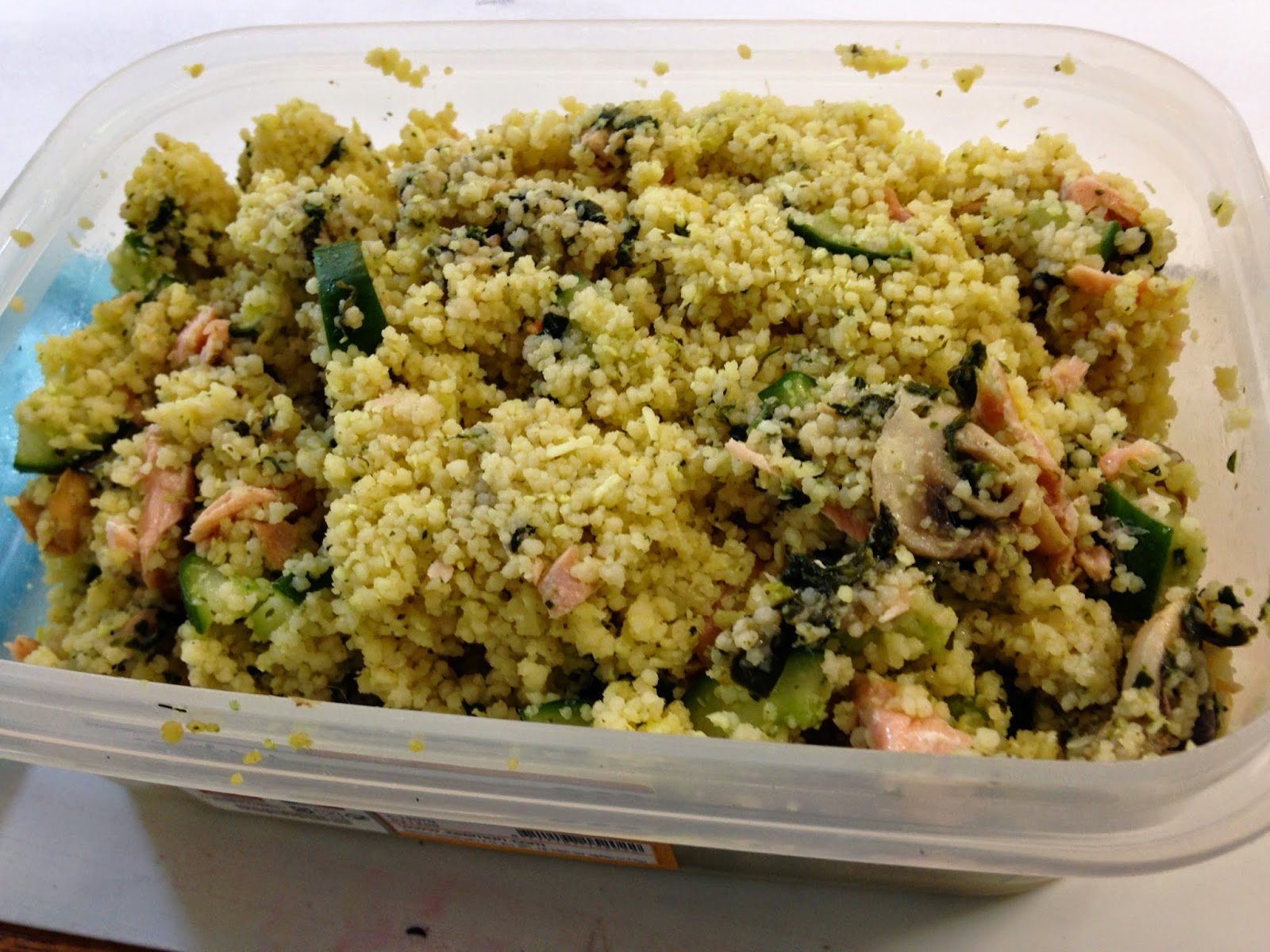 She Likes Bento Fabulous Fish Couscous Salad with Salmon