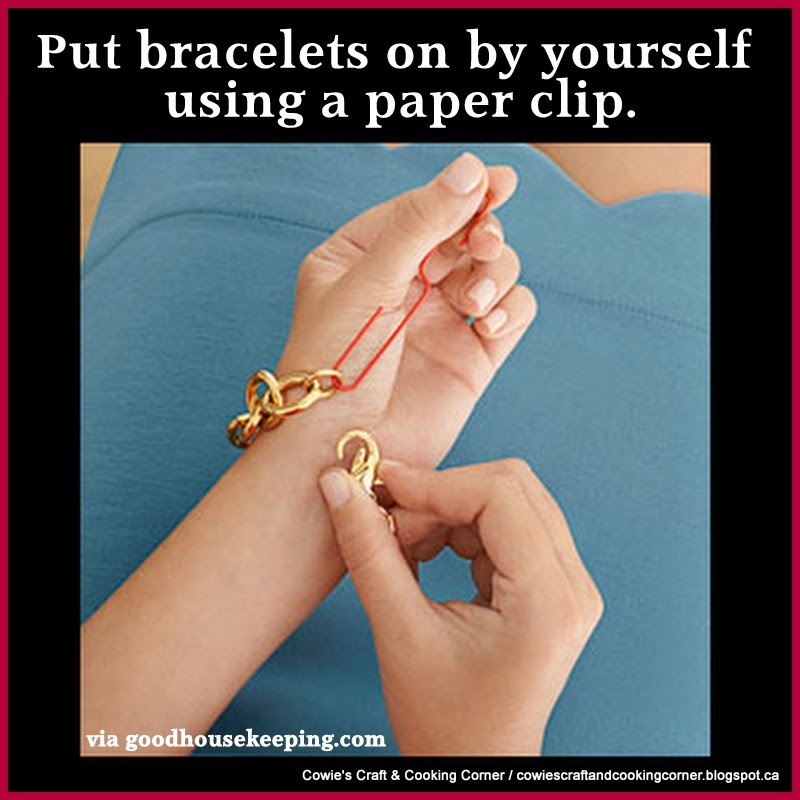 Dollar Store Crafter Putting Your Bracelet On All By Yourself Solution