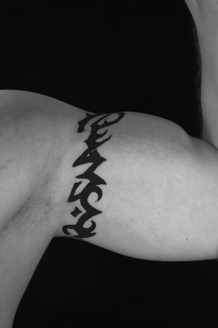 firefighter armband tattoos tribal hammerhead shark tattoo Tribal Armband