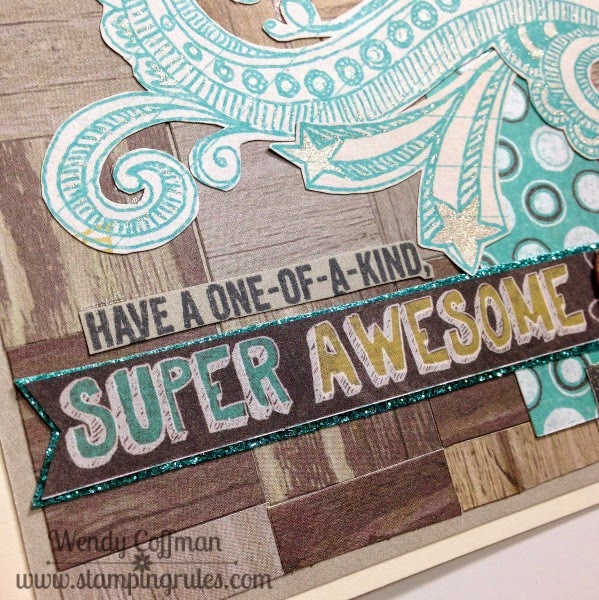 Stamping Rules! Day 35 Mojo Awesome Card