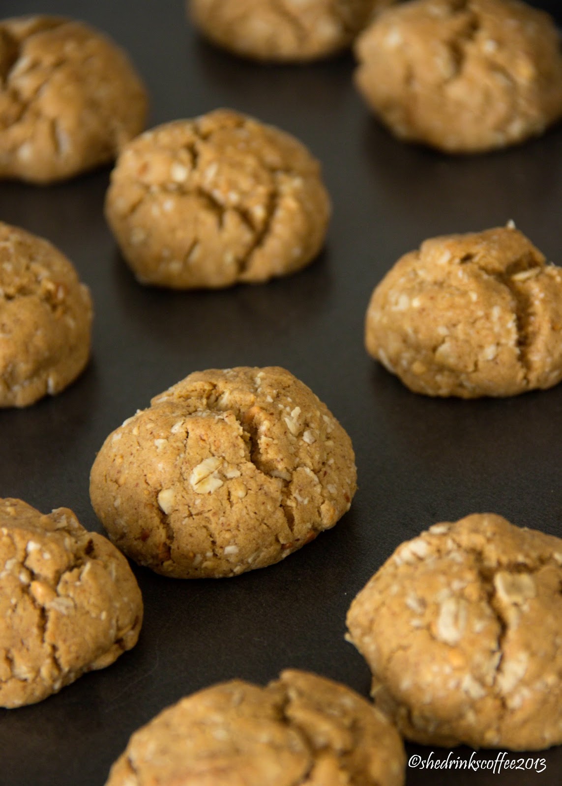 shedrinkscoffee GF Peanut Butter Oatmeal Cookies