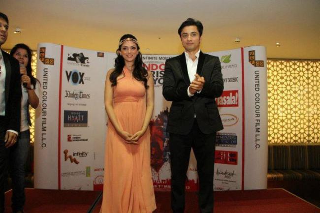 Aditi Rao1 - Ali Zafar, Aditi Rao, Sonali, Goldie, Shristi @ LPNY premiere in Dubai