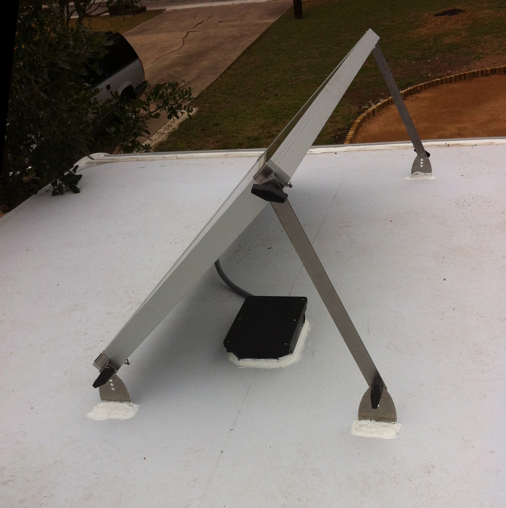 Edward Plumer Solar Panels on Jayco Travel Trailer