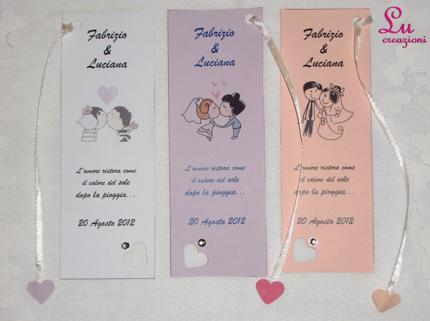 Lu Creazioni Segnaposti Matrimonio