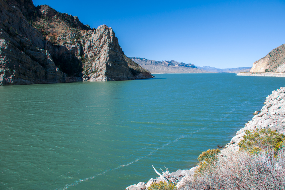 Driving from Yellowstone to Lovell, Wyoming