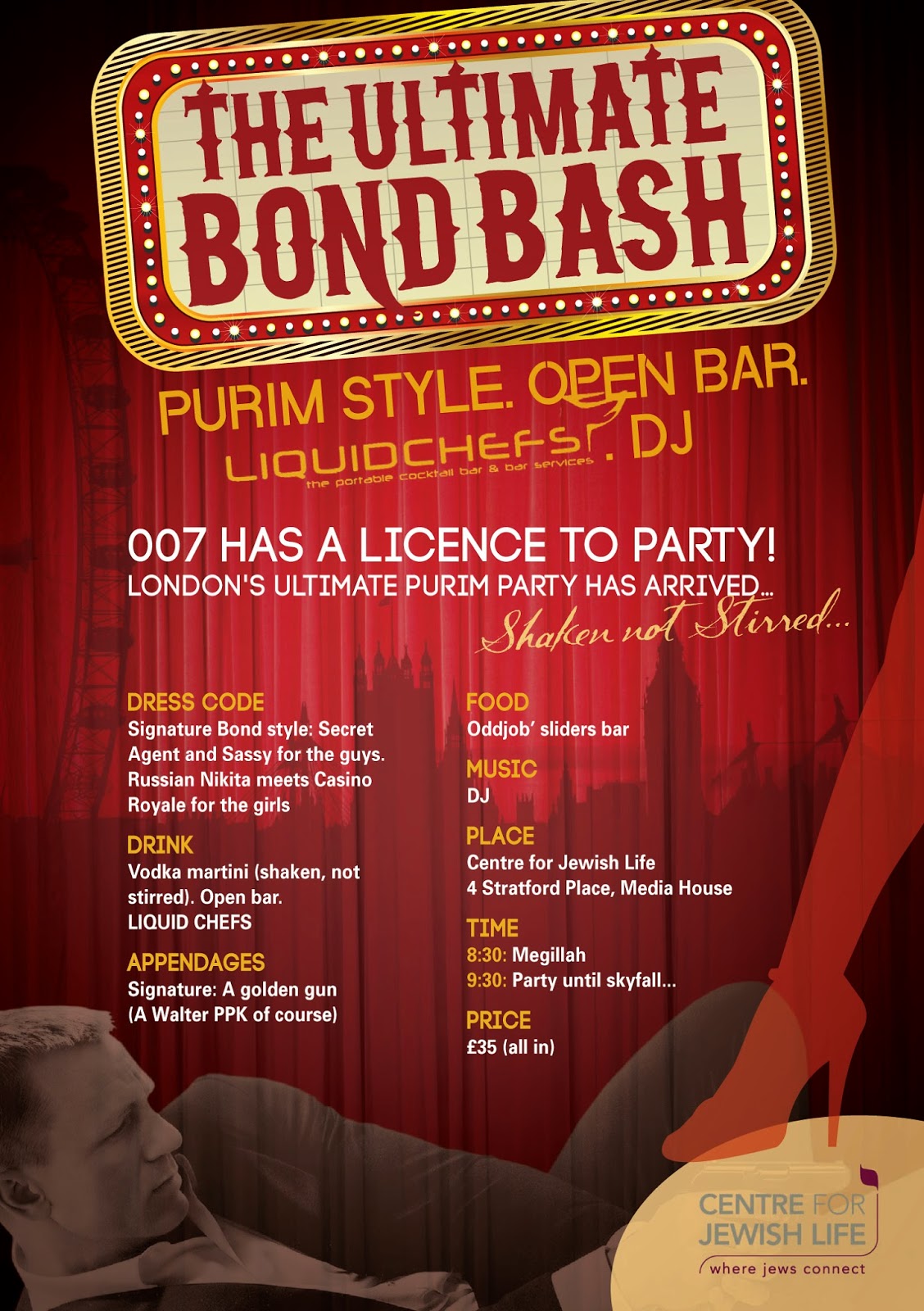 janine wait flyers for a james bond party in the uk james bond flyers
