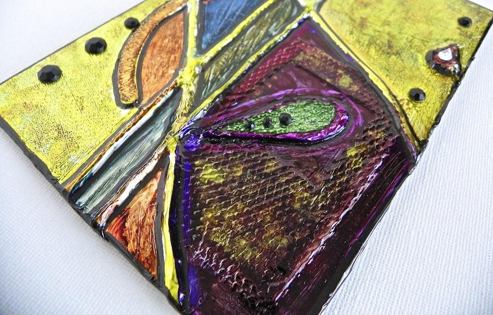 Embossed metal tape technique plus a blog hop with a giveaway!