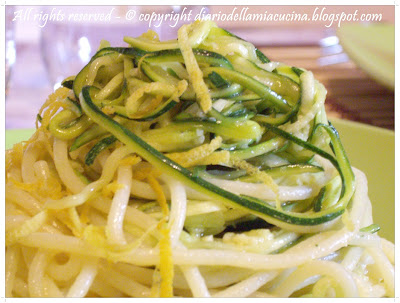 Spaghetti Zucchine Limone