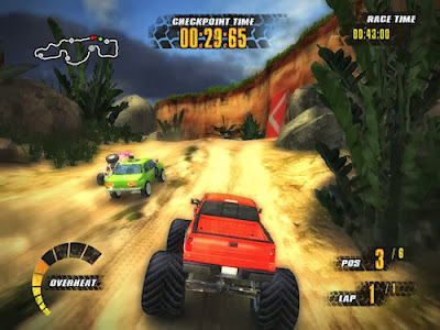  لعبة سباق السيارات للكمبيوتر مجانا Download Car Racing Game Extreme+jungle+racers