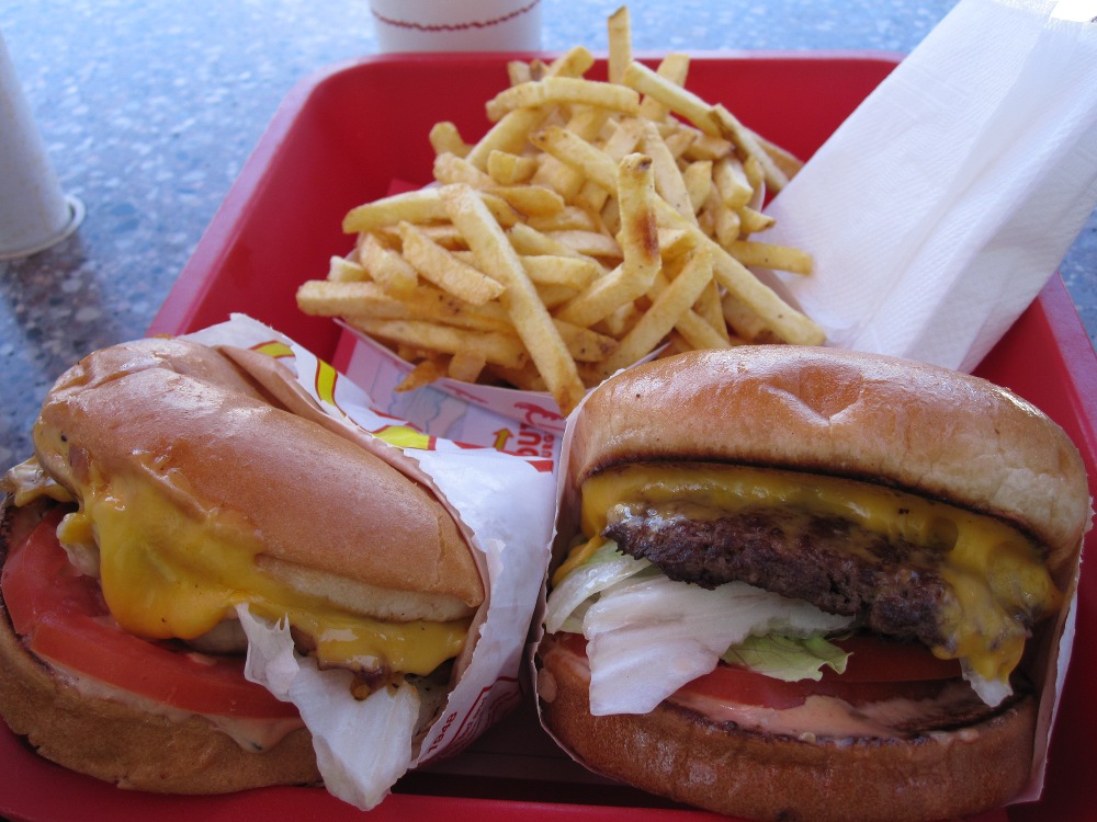 The Asian Vegetarian in Oz Fast Food Eats InNOut Burger Grilled