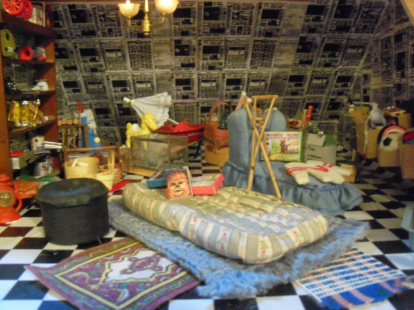 dollhouse in the attic