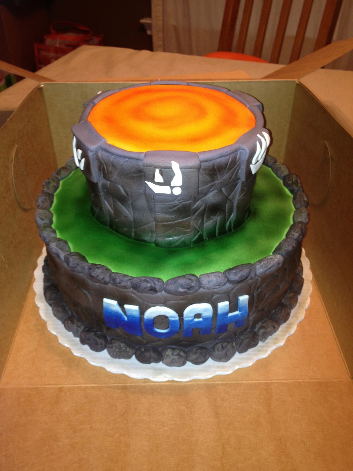 Give Me Some Sugar Noah's Skylander Cake