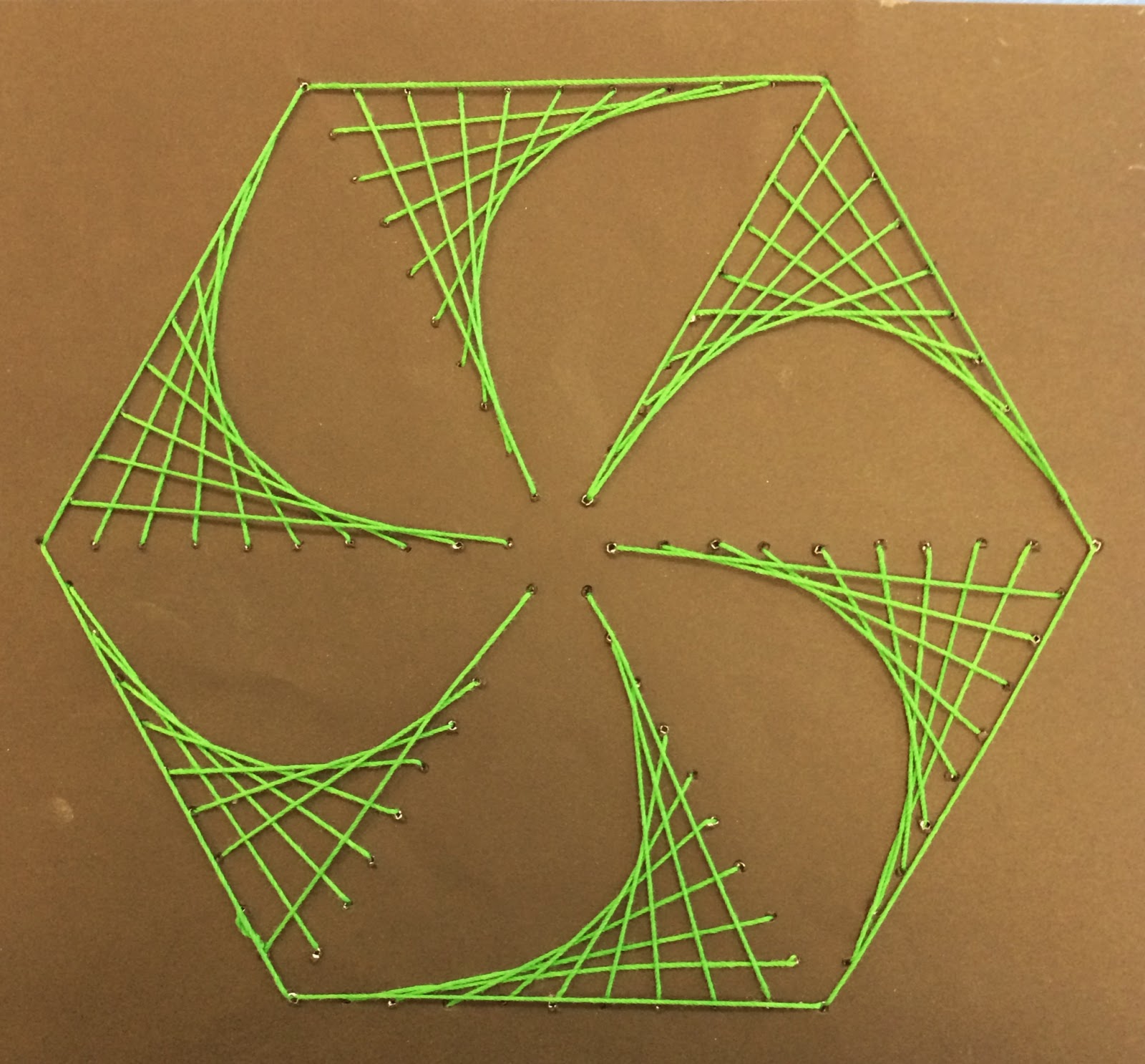 Art. Paper. Scissors. Glue! Mathematic String Art