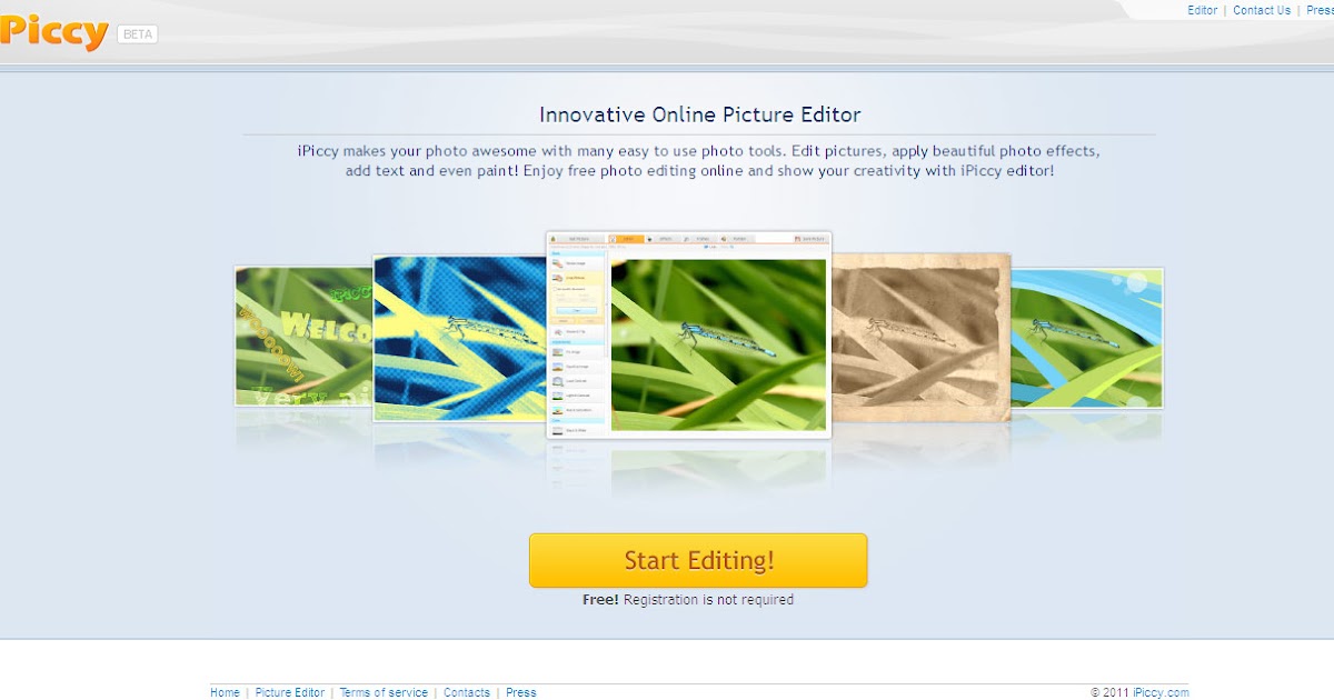 IPiccy - Online Picture Editor