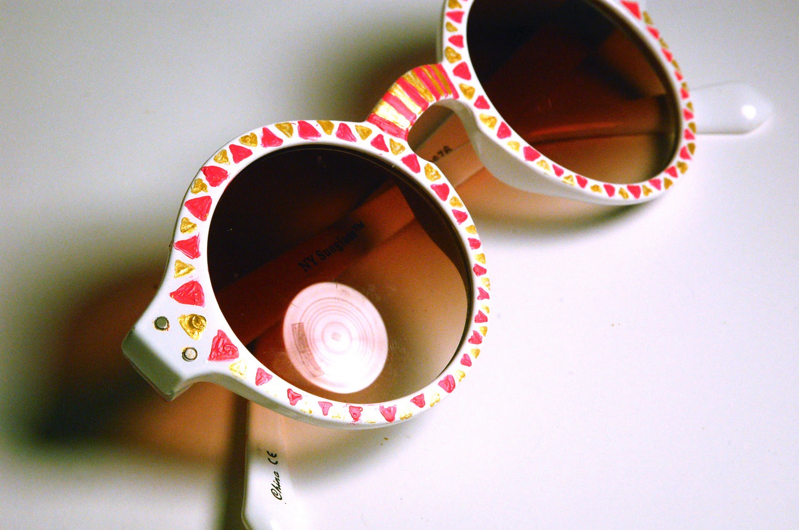 Hey! Look what I Made! Handpainted Sunglasses