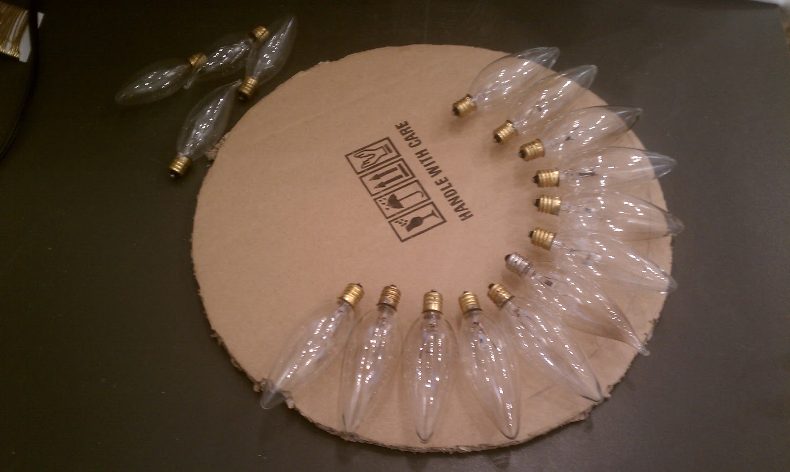 Chet Pourciau Design Light Bulb Christmas Tree and Wreath