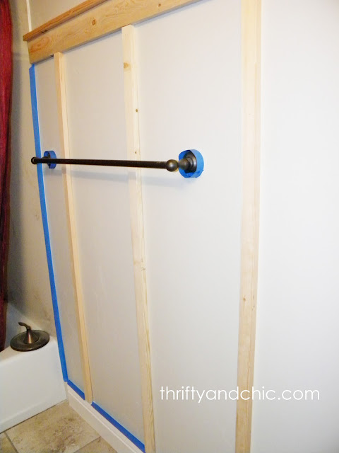 DIY Board and Batten -This bathroom was done for only $11!