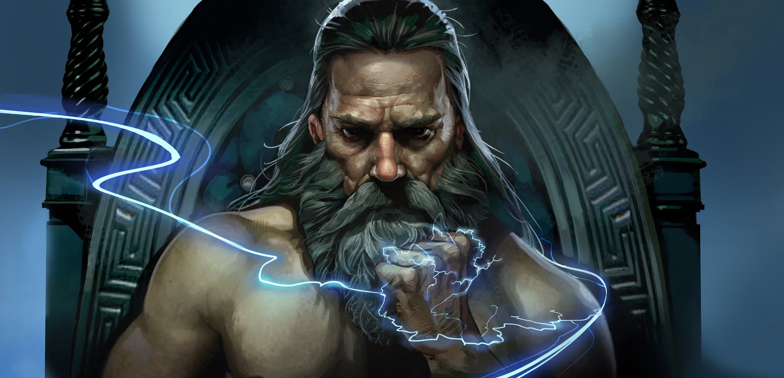 Zeus by Brian Matyas :... Zeus Digital Painting