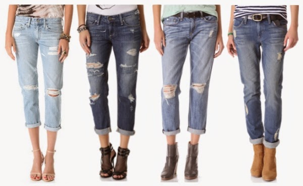 Siguen siendo moda los Ripped Jeans.