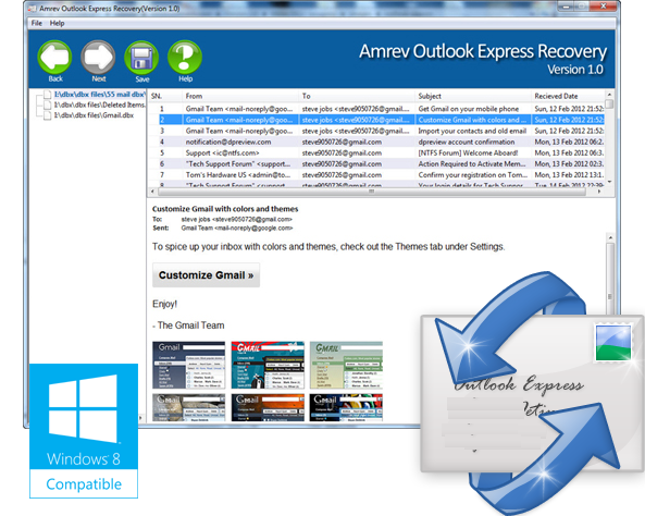 Outlook Express - Email Recovery -Trail